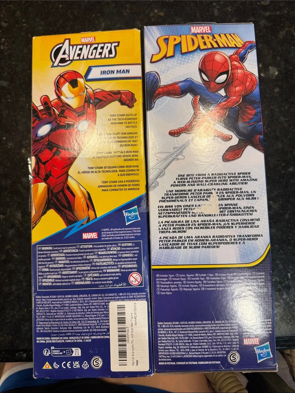 Marvel Spider-Man & Iron Man Kids Action Figures - Red